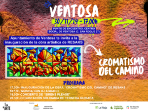 Inauguración de «Cromatismo del Camino» en Ventosa